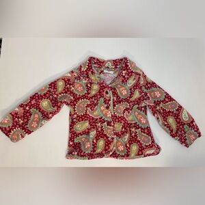 Sprockets Kid’s Vintage Paisley Print Cotton Jacket Size 24‎ months